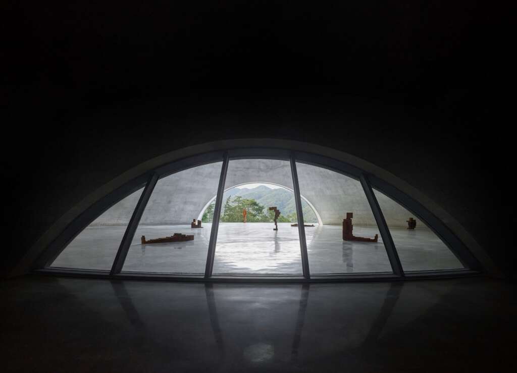 tadao ando antony gormley installation image 2 1